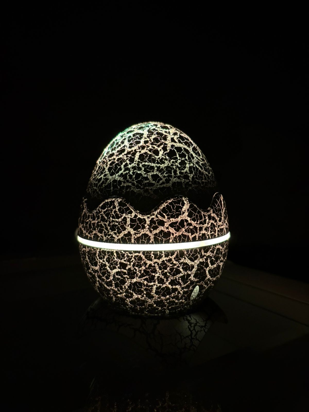 Veilleuse oeuf de dinosaure avec enceinte bluetooth