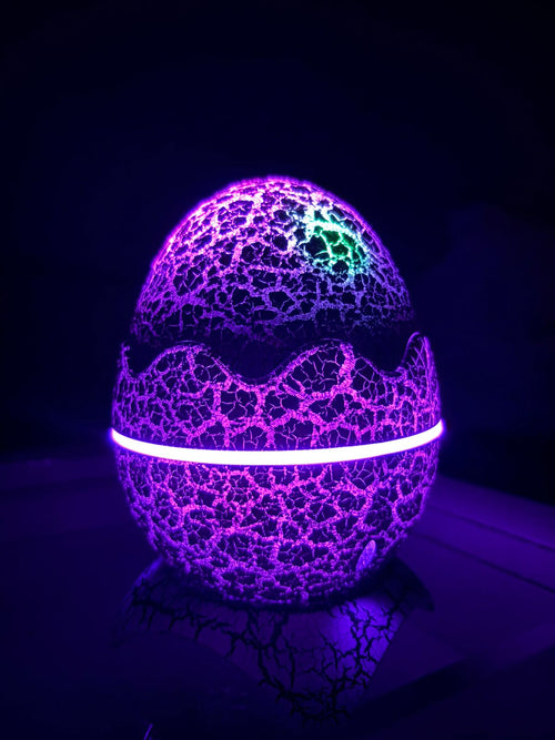 Veilleuse oeuf de dinosaure avec enceinte bluetooth